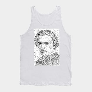 HUGO WOLF pencil portrait .1 Tank Top